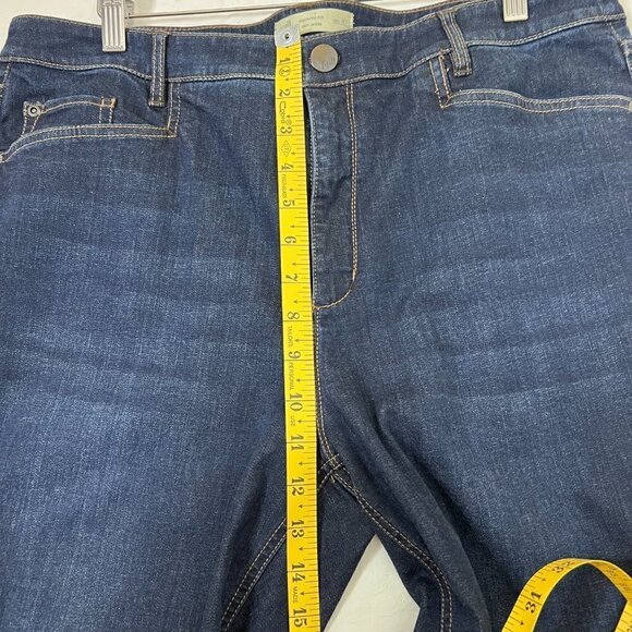 J. Jill Denim Women's Jeans Size 16 Smooth Fit Slim Ankle Medium Wash High Rise - Picture 9 of 11